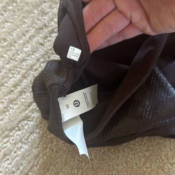 NWT Lululemon Align Asymmetrical Ribbed Bra *Light Support C/D Cup Shine - Picture 10 of 12